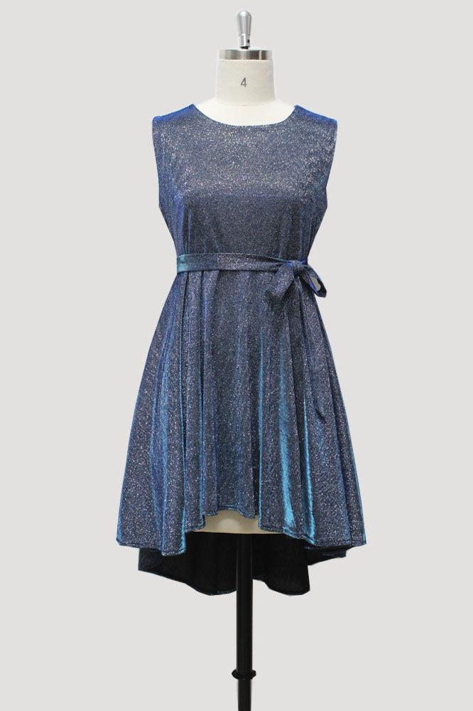 Sparkle Round Short Prom Dresses With Belt Homecoming Party Dress E90819