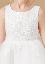 Cute Sleeveless Tulle Appliques Flower Girl dress With Bowknot