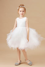 Chic Lace Tulle Sleeveless Flower Girl Dress