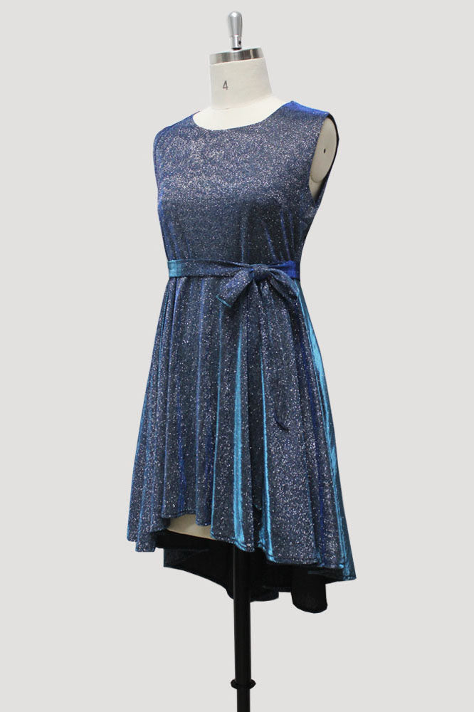 Sparkle Round Short Prom Dresses With Belt Homecoming Party Dress E90819