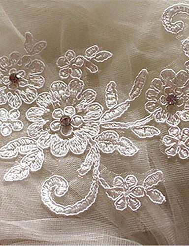 Modern One-tier Wedding Veil Simple Bridal Elbow Veils OV13