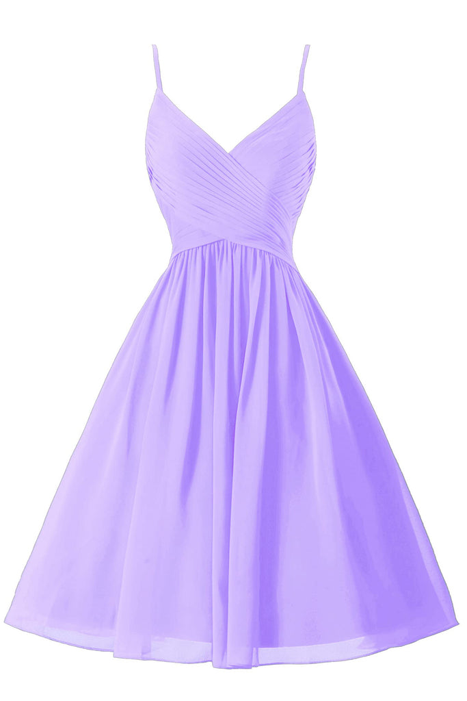 Simple Chiffon V-Neck Long Prom Dress Wtih Pockets